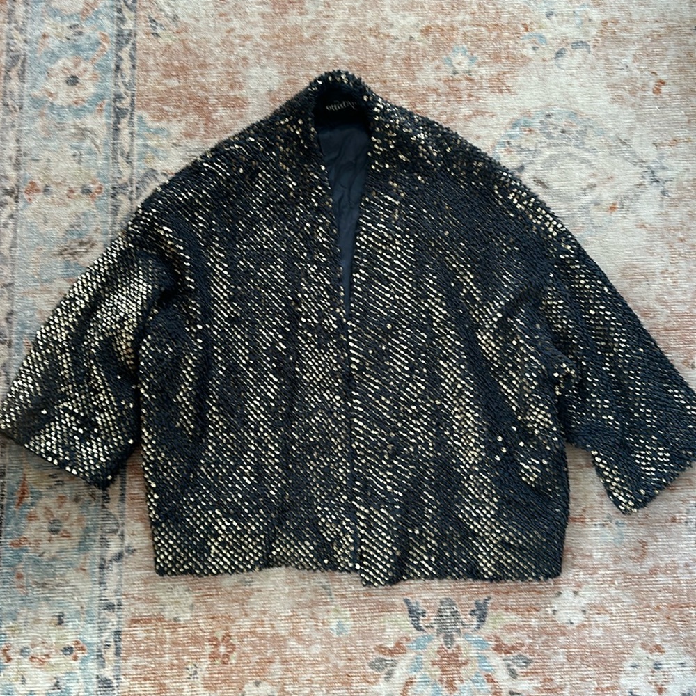 Sequin Sweater Cardigan